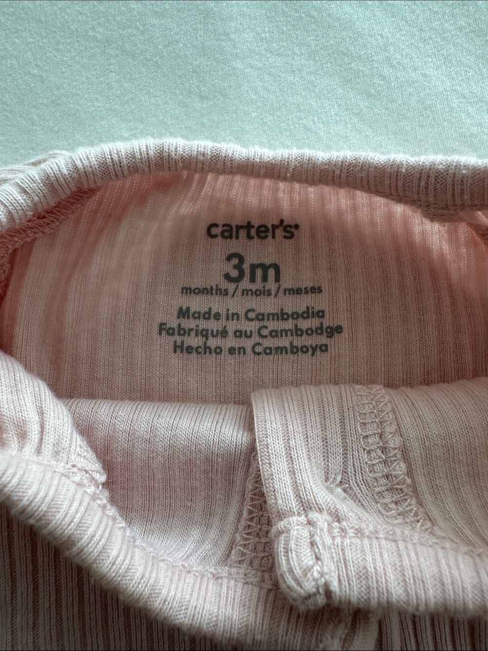 Carter's Ribbed Two-Piece Set - Pale Pink - Picture 2 of 3